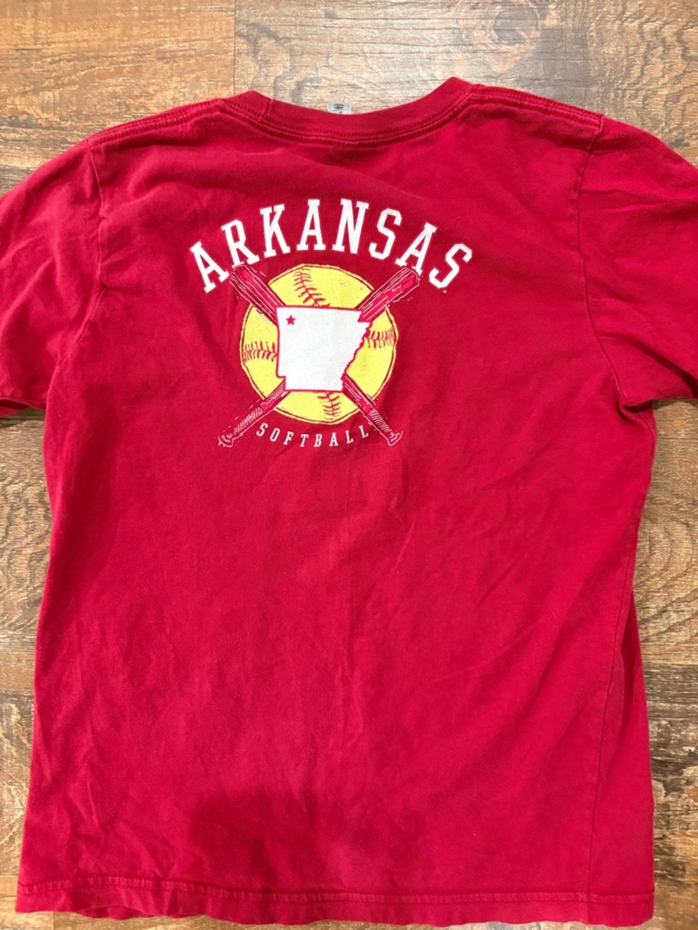 Arkansas Razorbacks softball girls tshirt - Picture 2 of 3